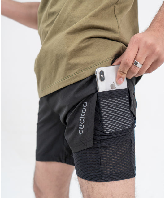 FlexTech DuoFit Shorts(2-in-1)